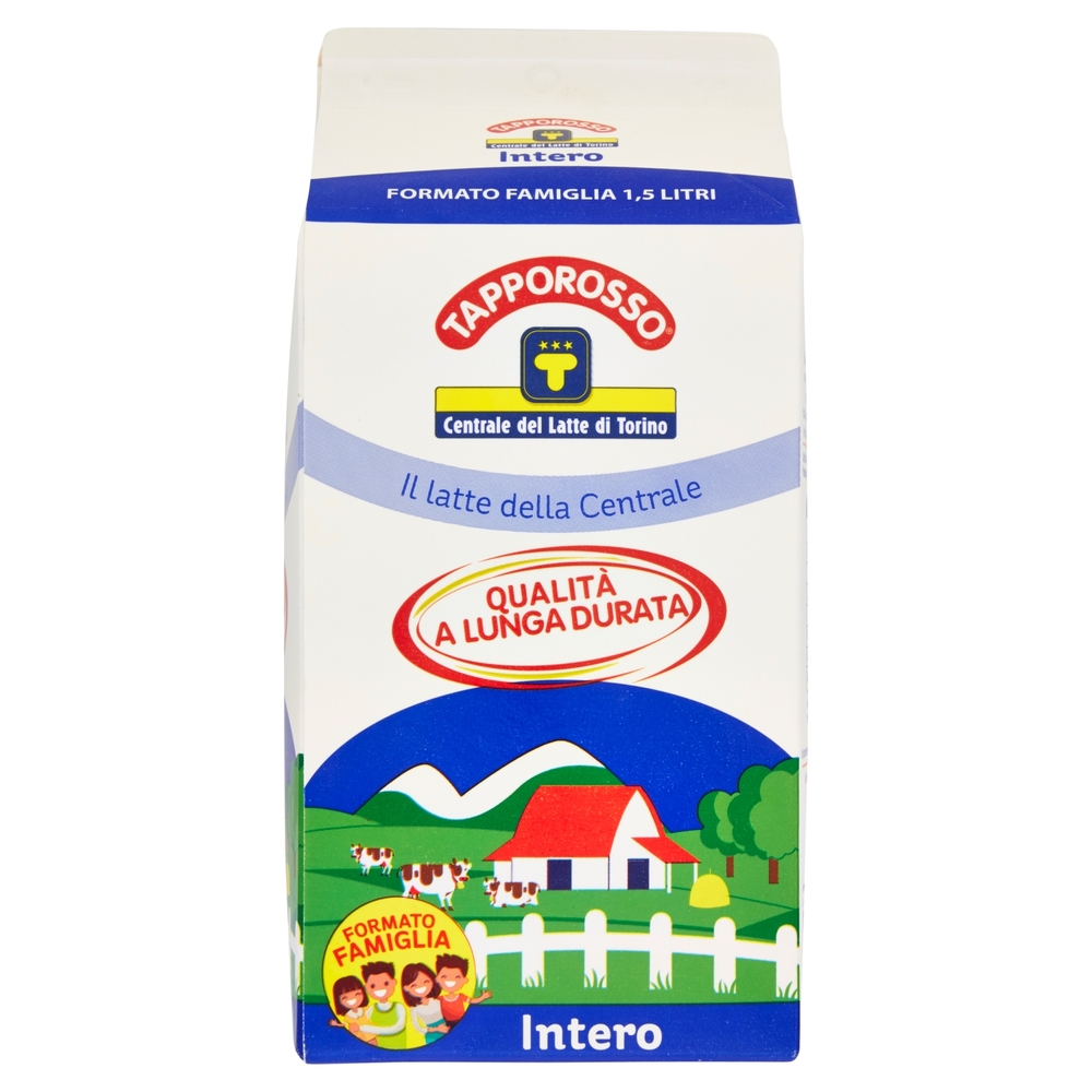 Latte Intero Tapporosso a Lunga Durata, 1.5 l